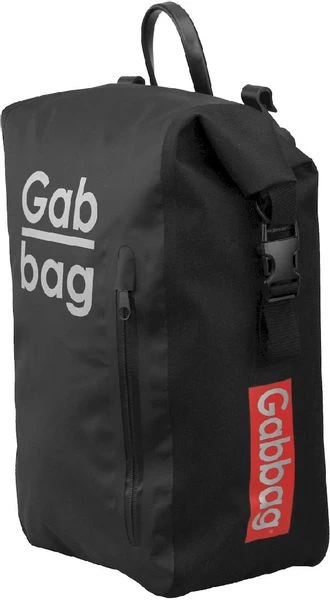 Gabbag Waterdichte Enkele Fietstas - 25 Liter - Zwart 4 Gabbag Waterdichte Enkele Fietstas - 25 Liter - Zwart - Afbeelding 2