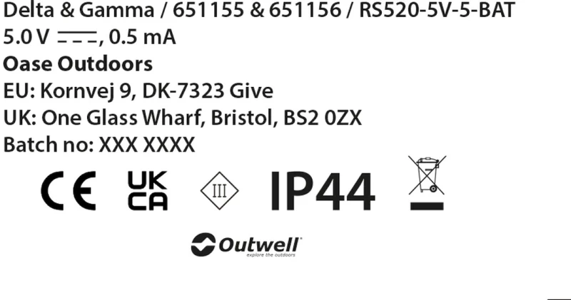 Outwell Gamma Lichtsnoer Kleurenmix 20 Lampen - 2 Meter 6 Outwell Gamma Lichtsnoer Kleurenmix 20 Lampen - 2 Meter - Afbeelding 4