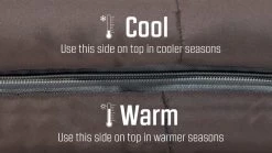 Outwell Contour Supreme Slaapzak - Grijs -Professionele outdoor kampeerwinkel 1069 1900 5709388112675 contour supreme coffee feature photo9