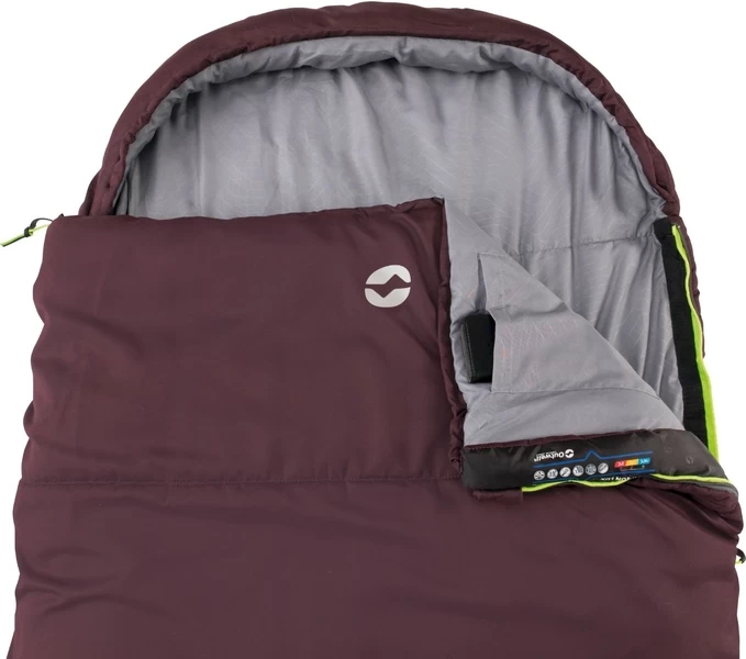 Outwell Campion Lux Slaapzak - Aubergine Rood 4 Outwell Campion Lux Slaapzak - Aubergine Rood - Afbeelding 2
