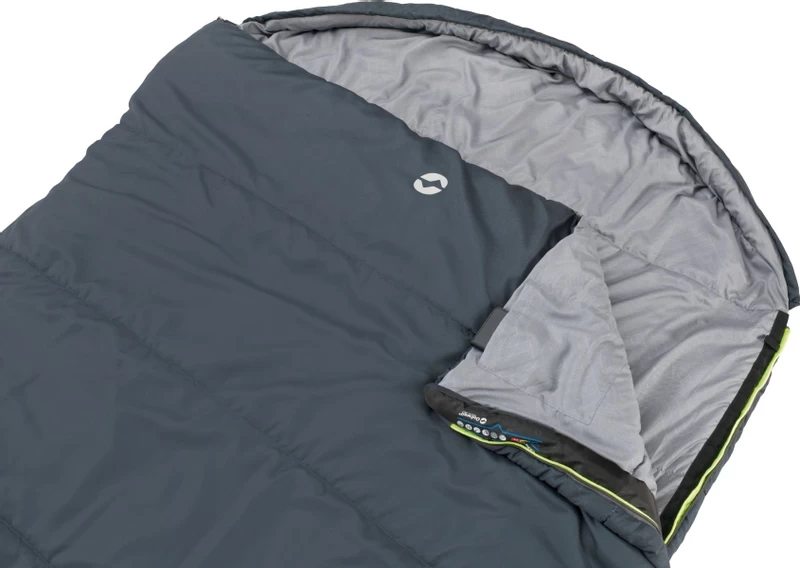 Outwell Campion Lux Double Slaapzak - Grijs 5 Outwell Campion Lux Double Slaapzak - Grijs - Afbeelding 3