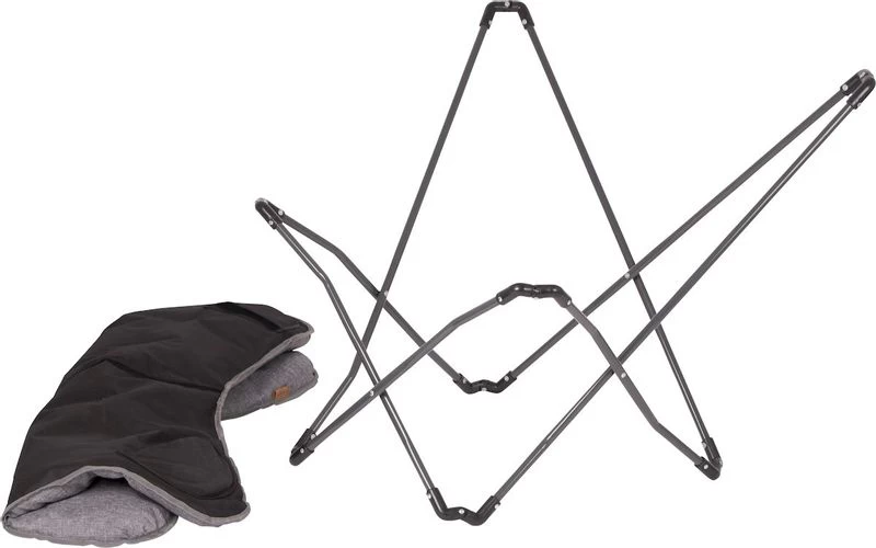 Bo-Camp Urban Outdoor Redbridge Vlinderstoel - Antraciet 7 Bo-Camp Urban Outdoor Redbridge Vlinderstoel - Antraciet - Afbeelding 5