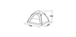 Easy Camp Comet 200 Koepeltent - 2 Personen 19 Easy Camp Comet 200 Koepeltent - 2 Personen -Professionele outdoor kampeerwinkel 120338 comet 200 drawing perspective2