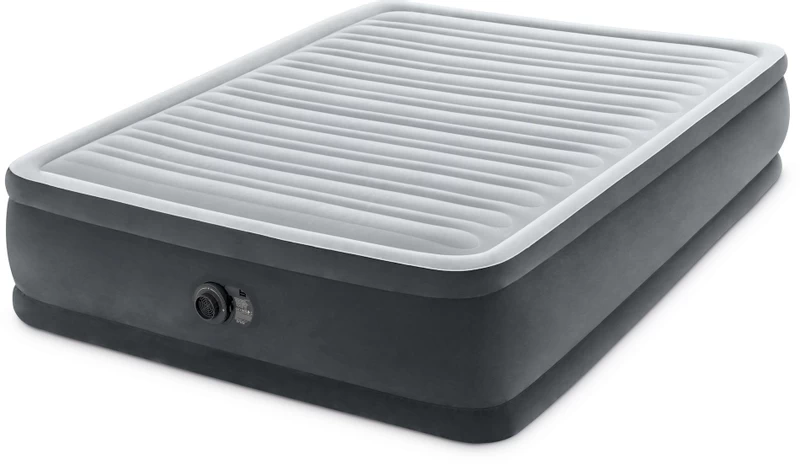 Intex Comfort Plush Hoog Luchtbed - Queensize - Ingebouwde Elektrische Pomp 4 Intex Comfort Plush Hoog Luchtbed - Queensize - Ingebouwde Elektrische Pomp - Afbeelding 2