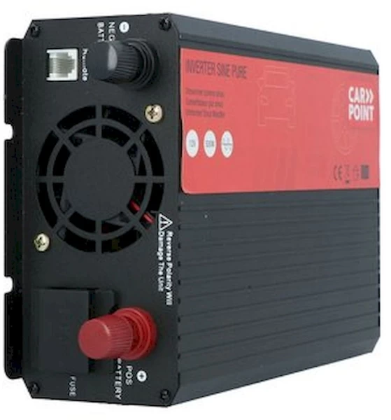 Carpoint Pure Sinus Omvormer 12V Naar 230V - 500W 4 Carpoint Pure Sinus Omvormer 12V Naar 230V - 500W - Afbeelding 2