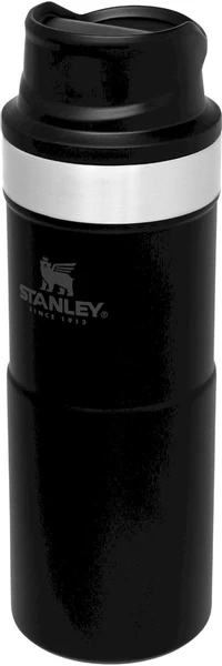 Stanley The Trigger-Action Travel Thermosfles - 350 Ml - Mat Zwart 5 Stanley The Trigger-Action Travel Thermosfles - 350 Ml - Mat Zwart - Afbeelding 3