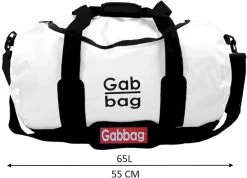 Gabbag Travel M 65L Waterdichte Tas - Wit -Professionele outdoor kampeerwinkel 4 0jgr410 000 resultaat