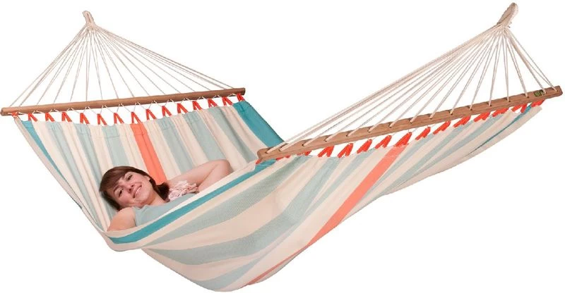 La Siesta Colada 1 Persoons Hangmat - Curacao 4 La Siesta Colada 1 Persoons Hangmat - Curacao - Afbeelding 2