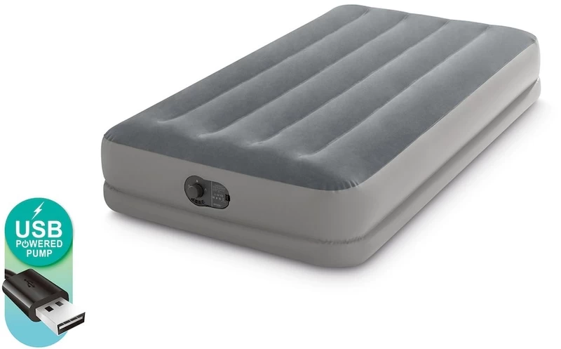 Intex Prestige Mid-Rise Luchtbed - Eenpersoons - Ingebouwde Elektrische Pomp 6 Intex Prestige Mid-Rise Luchtbed - Eenpersoons - Ingebouwde Elektrische Pomp - Afbeelding 4