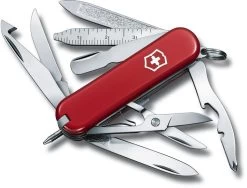 Victorinox MiniChamp Zakmes - Rood -Professionele outdoor kampeerwinkel 7611160009913 victorinox mini champ uitgeklapt schuin resultaat