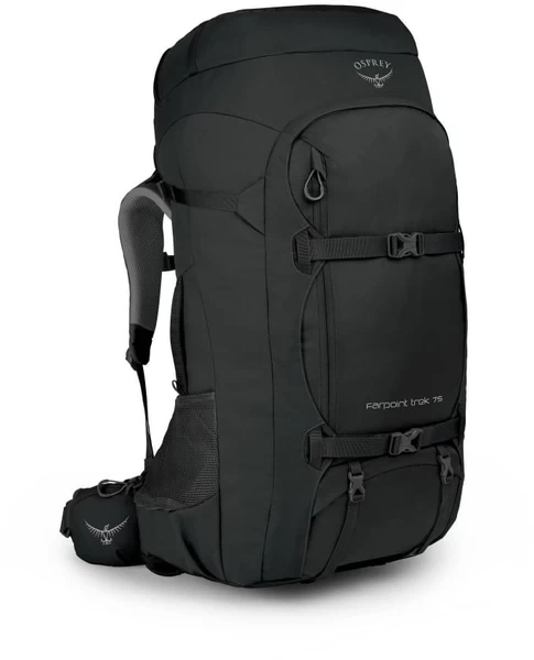 Osprey Farpoint Trek Pack Backpack - 75 Liter - Zwart 3 Osprey Farpoint Trek Pack Backpack - 75 Liter - Zwart