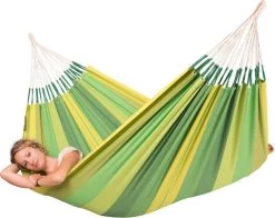 La Siesta Orquídea 1 Persoons Hangmat - Jungle 7 La Siesta Orquídea 1 Persoons Hangmat - Jungle -Professionele outdoor kampeerwinkel 800 1007 orh14 4 orqu dea jungle cotton single classic hammock image 02