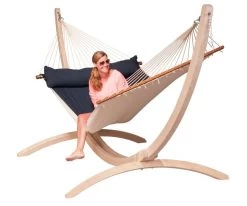 La Siesta Alabama Kingsize 2 Persoons Hangmat - Navy Blue -Professionele outdoor kampeerwinkel 800 960 nqr14 31 alabama navy blue quilted kingsize spreader bar hammock image 02