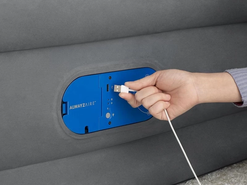 Bestway AlwayzAire Luchtbed - Queensize - Ingebouwde Elektrische Pomp 8 Bestway AlwayzAire Luchtbed - Queensize - Ingebouwde Elektrische Pomp - Afbeelding 6