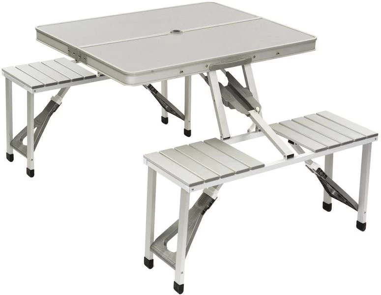 Bo-Camp 136 X 85 Inklapbare Picknicktafel - Aluminium 3 Bo-Camp 136 X 85 Inklapbare Picknicktafel - Aluminium