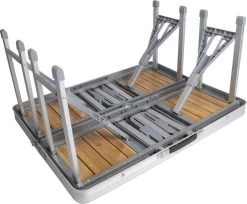 Bo-Camp 136 X 85 Inklapbare Picknicktafel - Bamboe 23 Bo-Camp 136 X 85 Inklapbare Picknicktafel - Bamboe -Professionele outdoor kampeerwinkel 900 1350 1404800 05