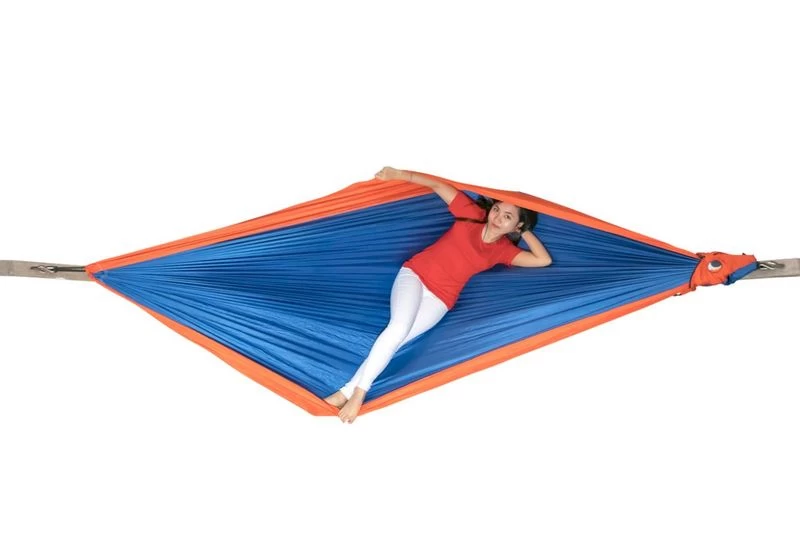 Ticket To The Moon Hangmat 2 Persoons Original Double - Royal Blue/Orange 4 Ticket To The Moon Hangmat 2 Persoons Original Double - Royal Blue/Orange - Afbeelding 2