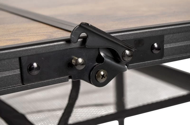 Bo-Camp Industrial Decatur 90 X 60 Campingtafel - Zwart/houtlook 12 Bo-Camp Industrial Decatur 90 X 60 Campingtafel - Zwart/houtlook - Afbeelding 10