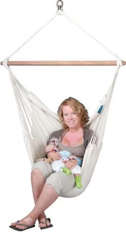 La Siesta Modesta Hangstoel - Latte 8 La Siesta Modesta Hangstoel - Latte -Professionele outdoor kampeerwinkel 900 491 moc14 1 modesta latte organic cotton basic hammock chair image 02