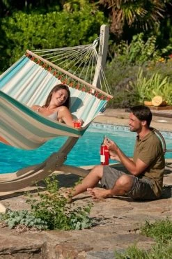 La Siesta Colada 1 Persoons Hangmat - Curacao 9 La Siesta Colada 1 Persoons Hangmat - Curacao -Professionele outdoor kampeerwinkel 900 598 cor14 3 colada cura ao weather resistant double spreader bar hammock image 05