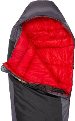 Highlander Serenity 350 Mummy Slaapzak - Charcoal -Professionele outdoor kampeerwinkel 900 900 sb186 ch topopen