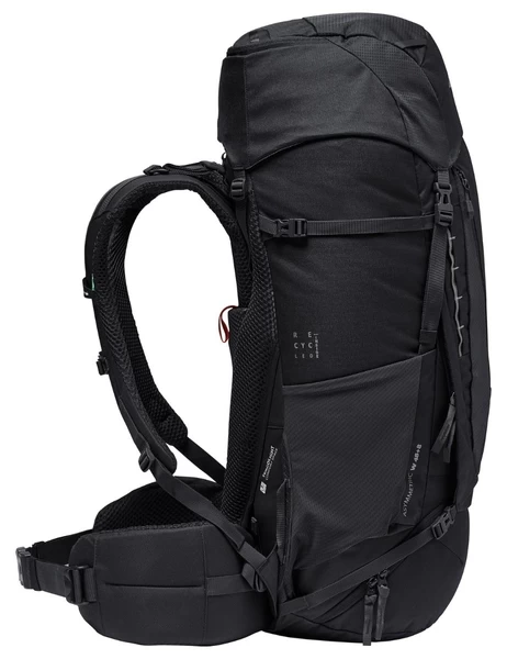 Vaude Asymmetric Rugzak - 52 + 8 Liter - Zwart - Heren 5 Vaude Asymmetric Rugzak - 52 + 8 Liter - Zwart - Heren - Afbeelding 3