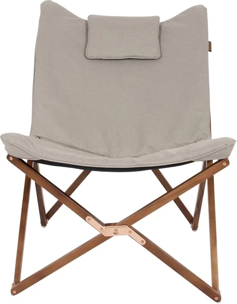 Bo-Camp Urban Outdoor Bloomsbury Vlinderstoel - Beige - M 4 Bo-Camp Urban Outdoor Bloomsbury Vlinderstoel - Beige - M - Afbeelding 2