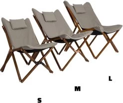 Bo-Camp Urban Outdoor Bloomsbury Vlinderstoel - Beige - M 21 Bo-Camp Urban Outdoor Bloomsbury Vlinderstoel - Beige - M -Professionele outdoor kampeerwinkel bo camp bloomsburry relaxstoel m beige 3 1
