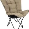 Bo-Camp Urban Outdoor Grainger Vlinderstoel - Beige 1 Bo-Camp Urban Outdoor Grainger Vlinderstoel - Beige -Professionele outdoor kampeerwinkel bo camp grainger vlinderstoel beige 3