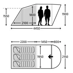 Kampa Brean 3 Air Opblaasbare Tunneltent - 3 Persoons 19 Kampa Brean 3 Air Opblaasbare Tunneltent - 3 Persoons -Professionele outdoor kampeerwinkel brean3air 1