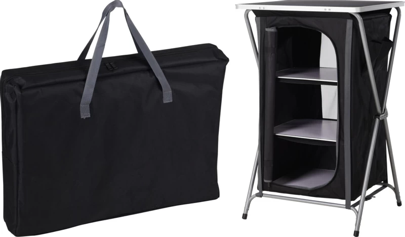 Redcliffs Campingkast - 3 Lagen - Zwart 3 Redcliffs Campingkast - 3 Lagen - Zwart