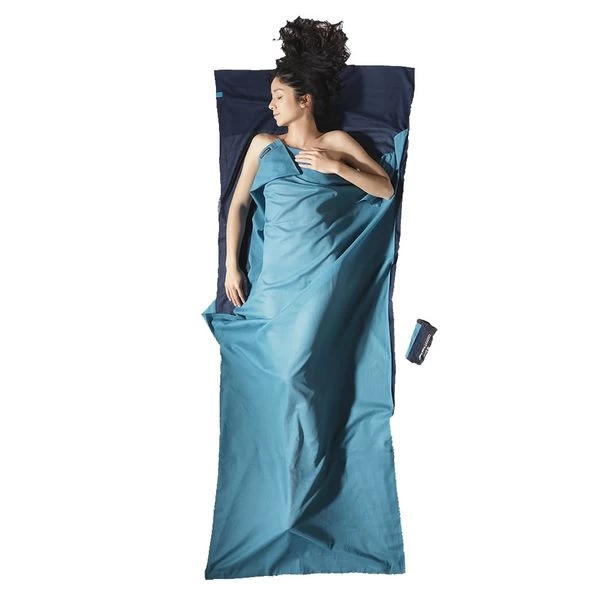 Cocoon Lakenzak Egyptisch Katoen Dekenmodel - Blauw 4 Cocoon Lakenzak Egyptisch Katoen Dekenmodel - Blauw - Afbeelding 2