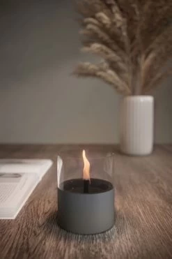 Tenderflame Lilly 10 Tafelhaard - Donkergrijs -Professionele outdoor kampeerwinkel lilly 10 dark grey glass solid op maat 2