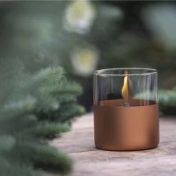 Tenderflame Lilly 10 Tafelhaard - Koper 5 Tenderflame Lilly 10 Tafelhaard - Koper -Professionele outdoor kampeerwinkel lilly 10 glass copper sfeer 2 op maat 1