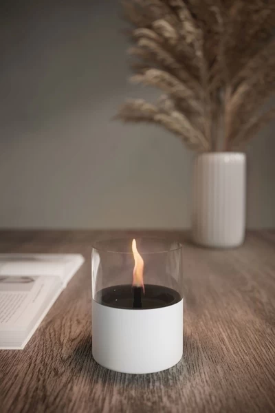 Tenderflame Lilly 10 Tafelhaard - Wit 4 Tenderflame Lilly 10 Tafelhaard - Wit - Afbeelding 2