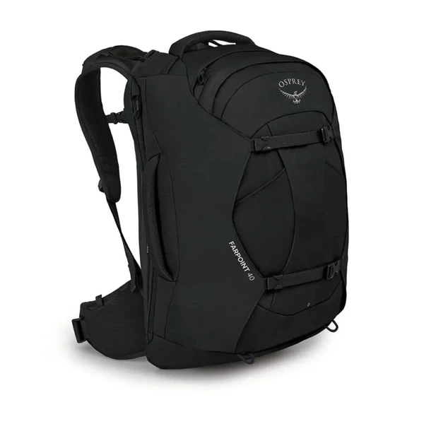 Osprey Farpoint Backpack - 40 Liter- Zwart 3 Osprey Farpoint Backpack - 40 Liter- Zwart