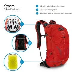 Osprey Syncro Daypack -12 Liter - Zwart 26 Osprey Syncro Daypack -12 Liter - Zwart -Professionele outdoor kampeerwinkel osprey syncro features 8