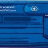 Victorinox SwissCard Quattro Multitool - Transparant Blauw -Professionele outdoor kampeerwinkel quattro resultaat
