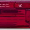 Victorinox SwissCard Quattro Multitool - Transparant Rood 1 Victorinox SwissCard Quattro Multitool - Transparant Rood -Professionele outdoor kampeerwinkel swisscard quattro resultaat