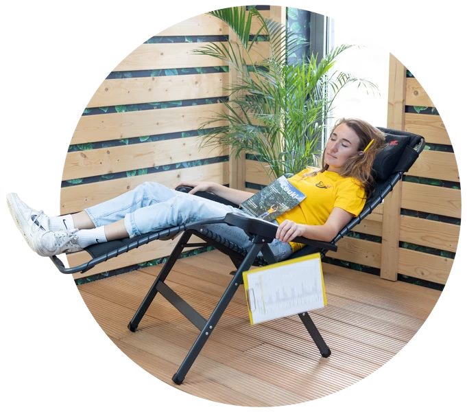 Crespo Air-Deluxe AP-232 Relaxstoel - Zwart 5 Crespo Air-Deluxe AP-232 Relaxstoel - Zwart - Afbeelding 3