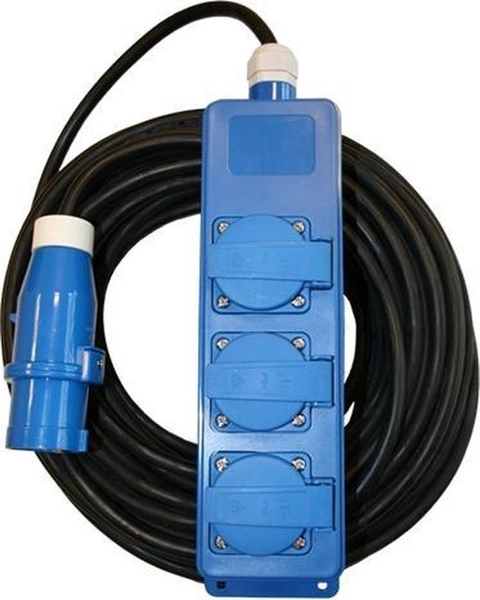 Haba Triple-unit Doos + CEE-stekker 20m 3 Haba Triple-unit Doos + CEE-stekker 20m