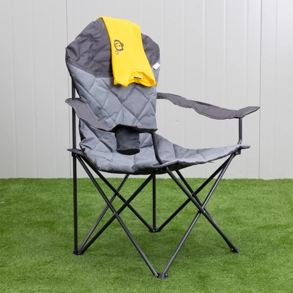 Kampa XL High Back Chair Fog Vouwstoel - Grijs 4 Kampa XL High Back Chair Fog Vouwstoel - Grijs - Afbeelding 2