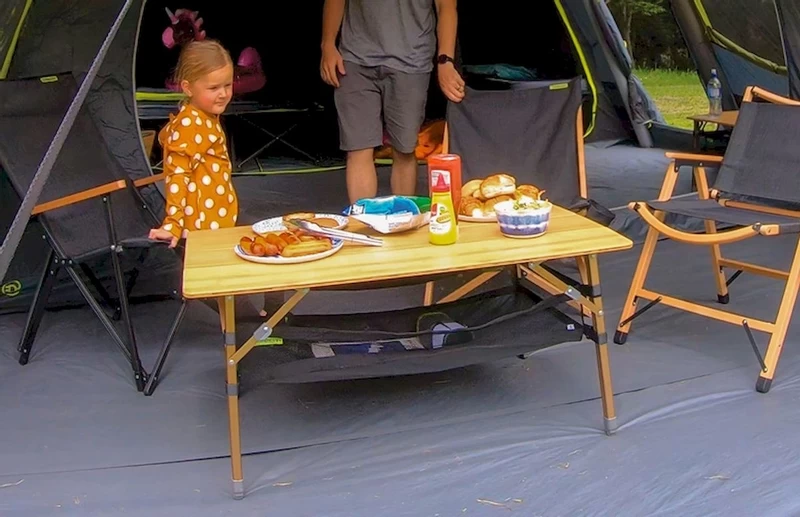 Zempire Kitpac V2 Campingtafel - Groot - 100 X 65 - Bamboe 11 Zempire Kitpac V2 Campingtafel - Groot - 100 X 65 - Bamboe - Afbeelding 9